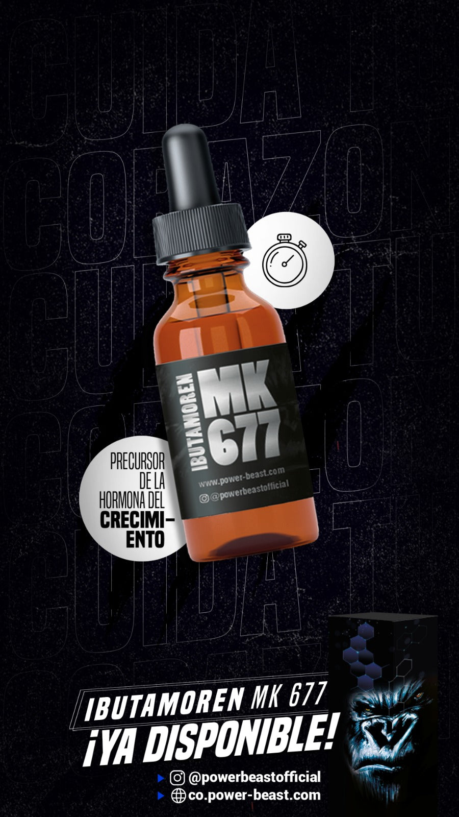 IBUTAMOREN MK-677 – Activa la hormona del crecimiento