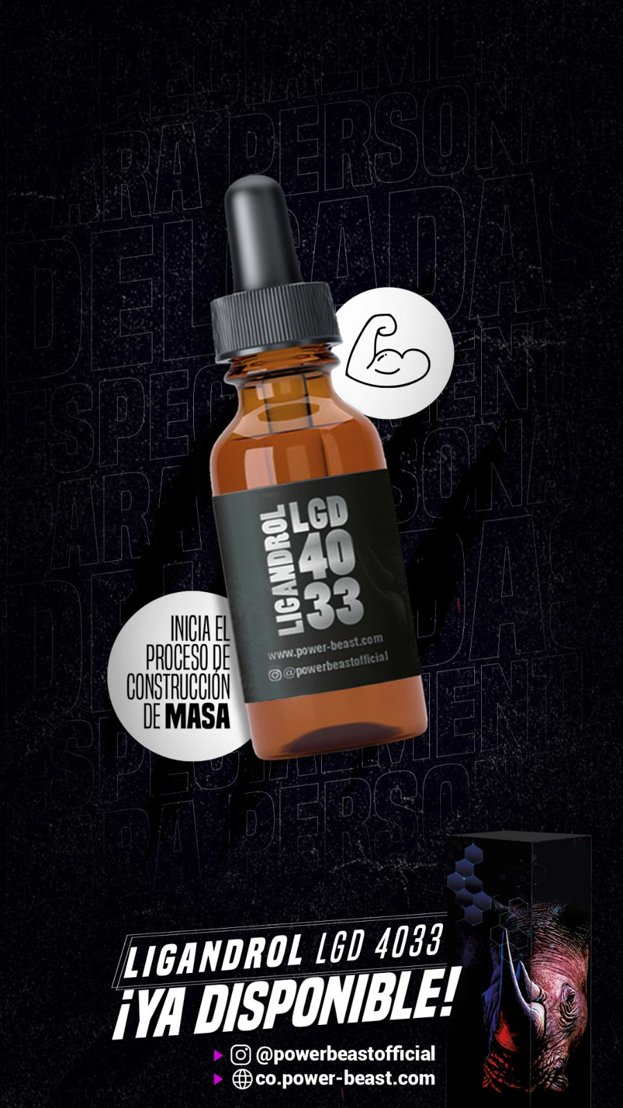 Ligandrol Liquido 30L/ 25MG