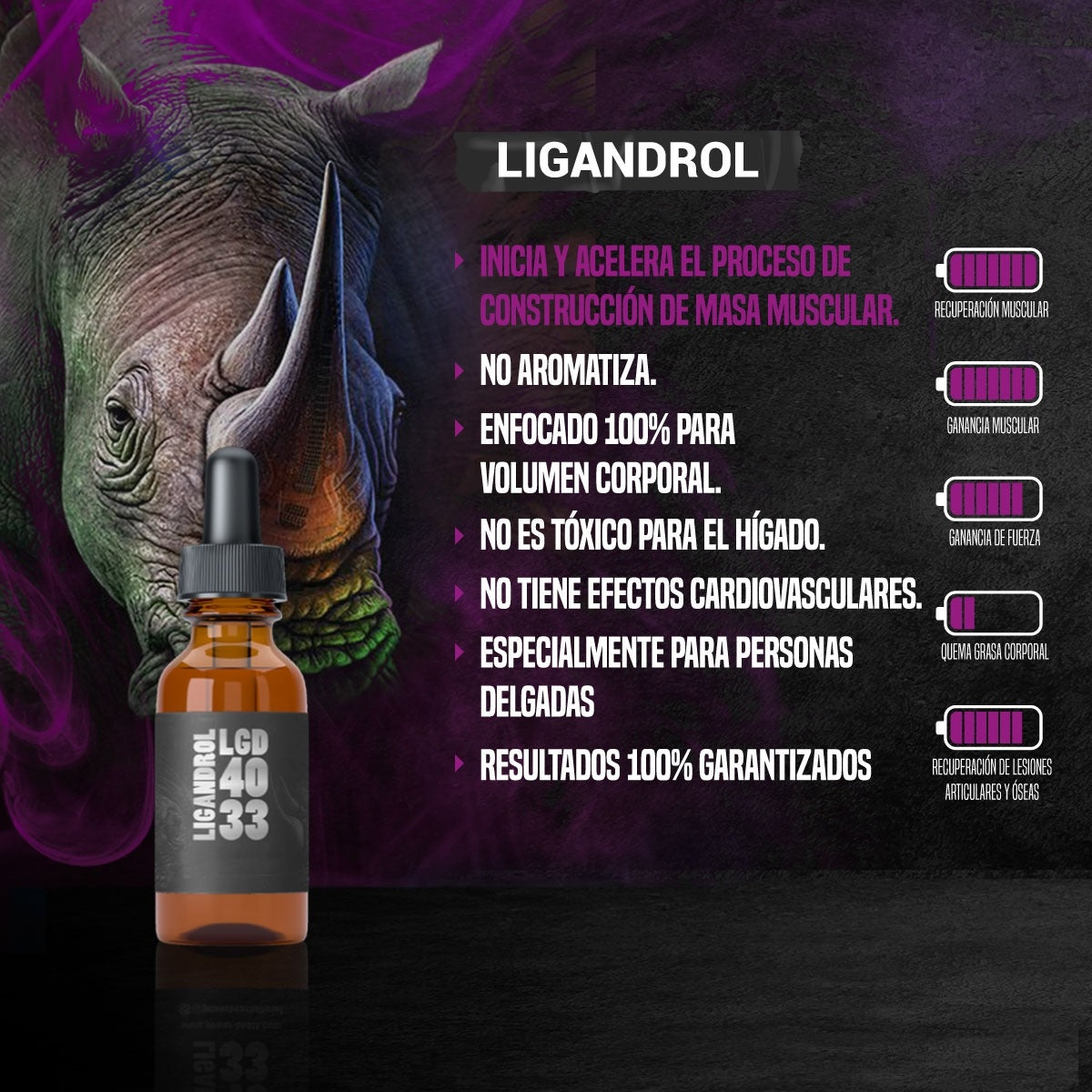 Ligandrol Liquido 30L/ 25MG